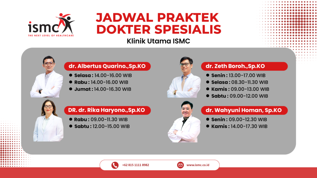Jadwal dokter praktek ISMC